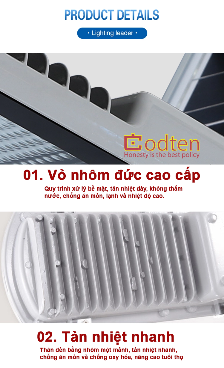 Đèn chiếu sáng năng lượng mặt trời 150W