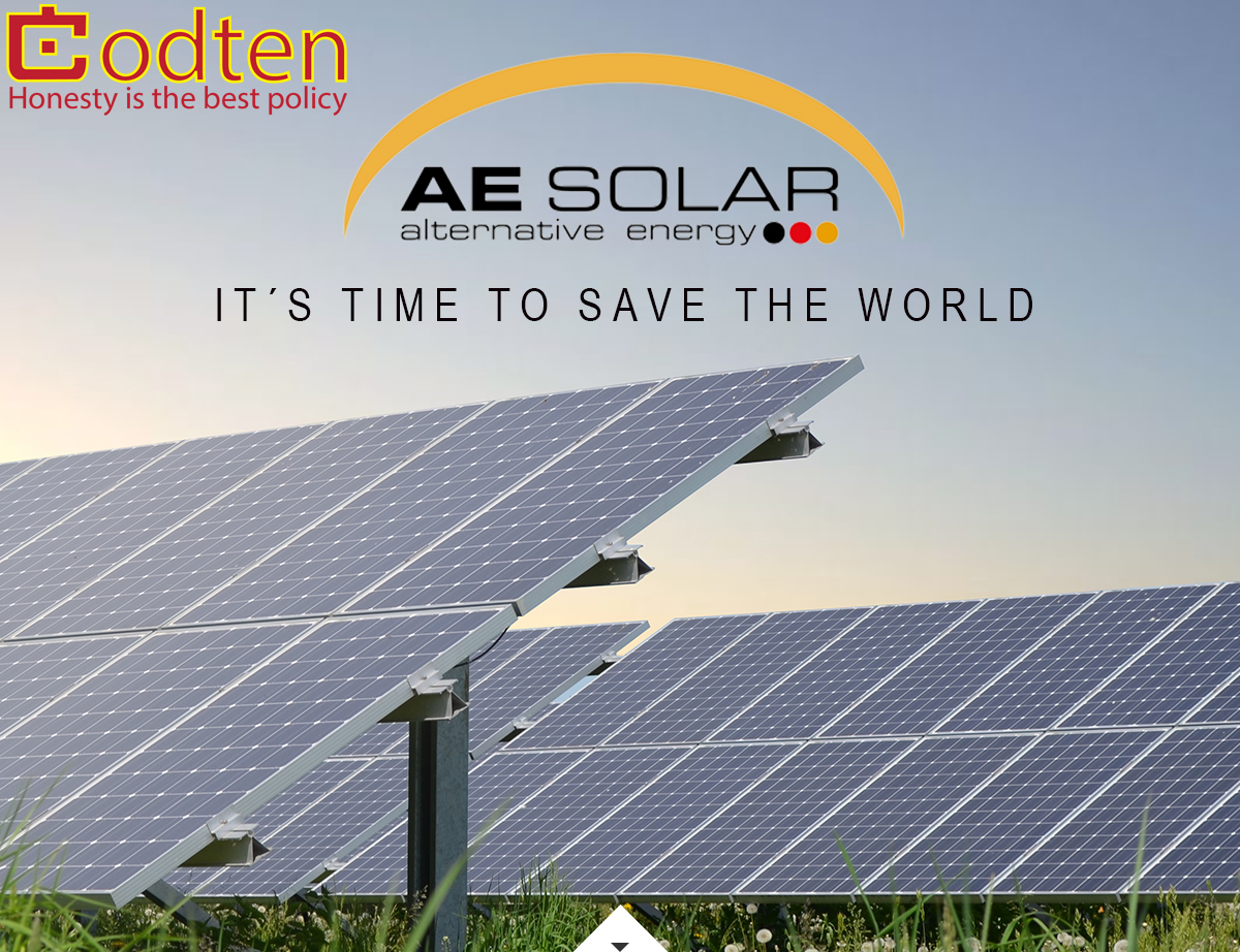 Tấm pin năng lượng mặt trời AE Solar 